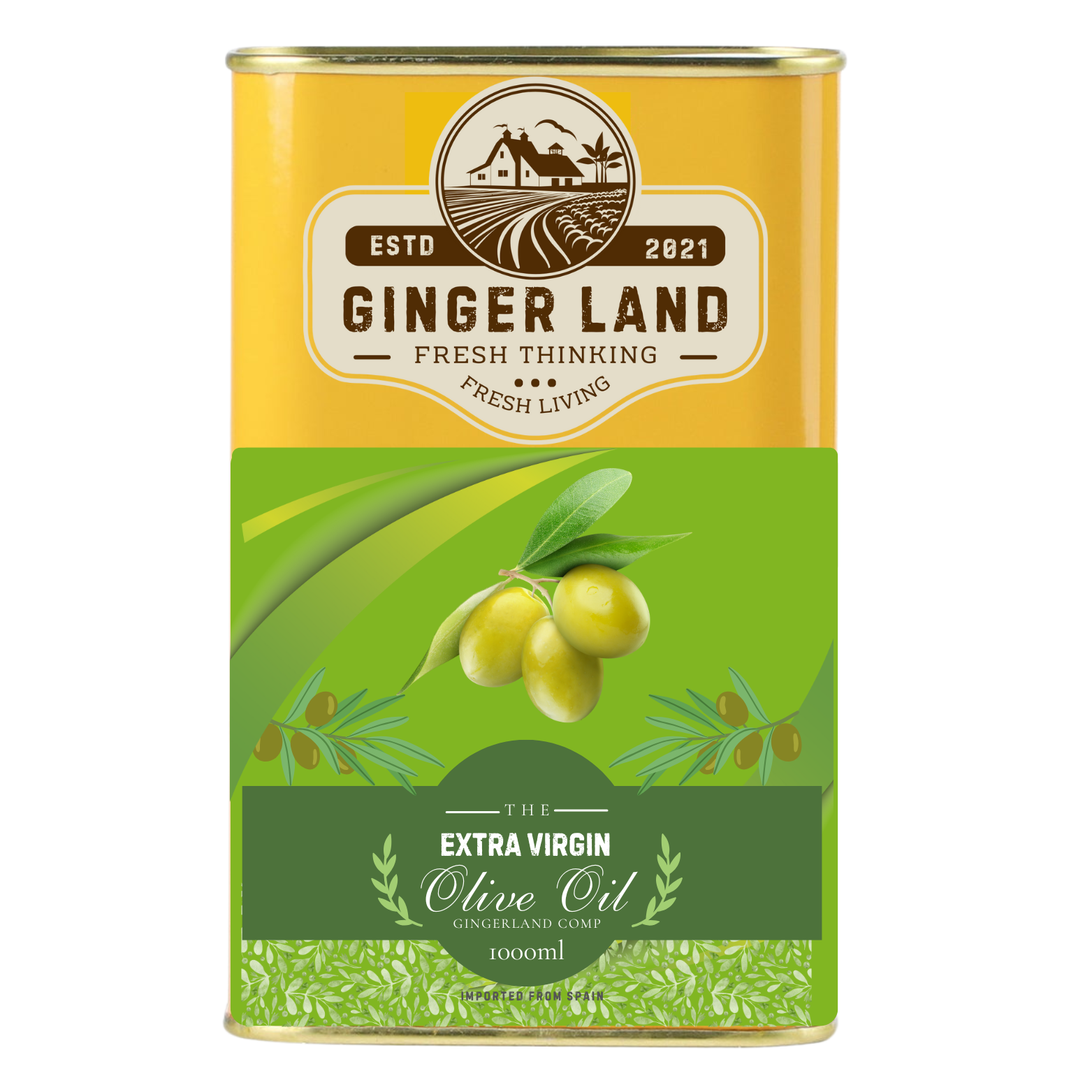 Olive Oil Tin 1000ML